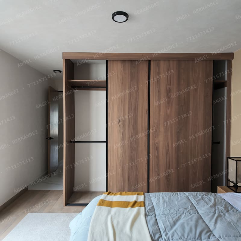 Baño completo con cancel de cristal templado en Creta Planta Baja, Basalto