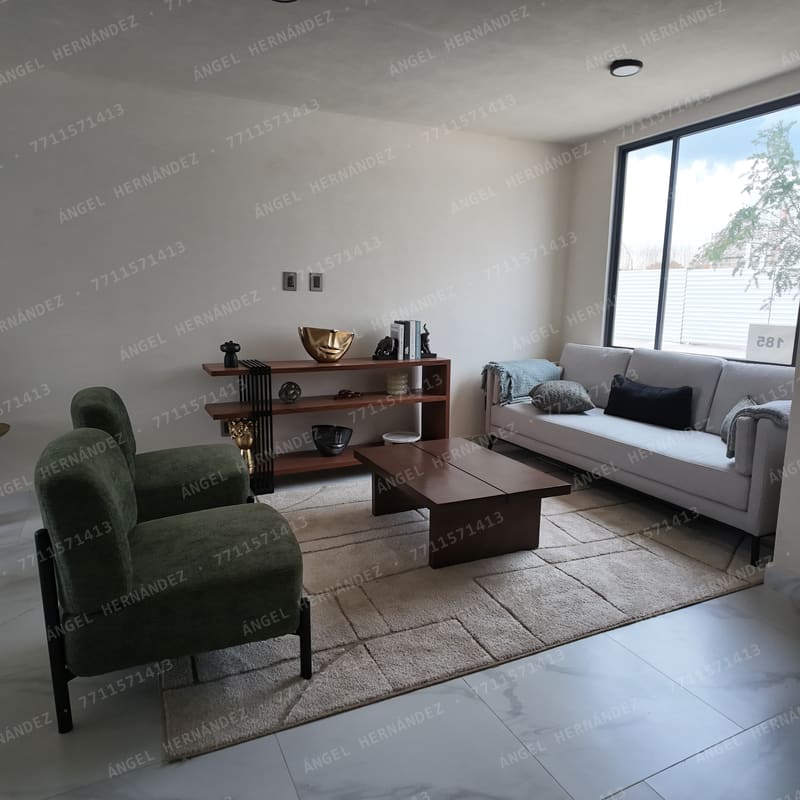 Cocina integral con barra desayunadora de granito en modelo Recinto, Pachuca